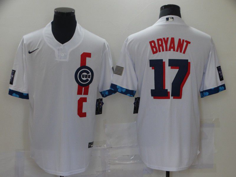Men Chicago Cubs #17 Bryant White 2021 All Star Game Nike MLB Jersey->los angeles dodgers->MLB Jersey